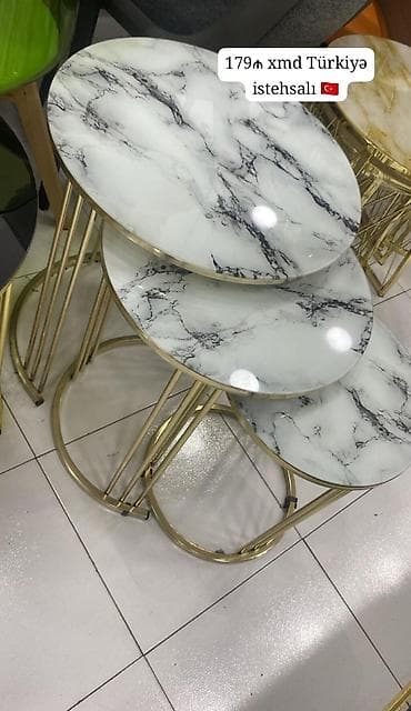 Yumru masa, Açılmayan, Təkərsiz, Türkiyə, Zəmanətli, Pulsuz çatdırılma, Pulsuz quraşdırılma