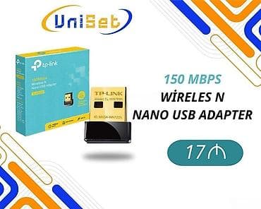 pulsuz iptv m3u: TP-Link Wi-Fi adapter 725N 150Mbps Şəhər: Bakı Malın tipi: Şəbəkə — 1