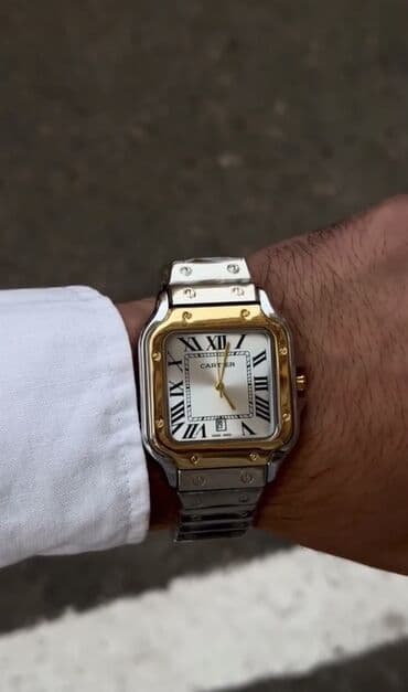 Eynəklər: Yeni, Qol saatı, Cartier, rəng - Ağ — 2