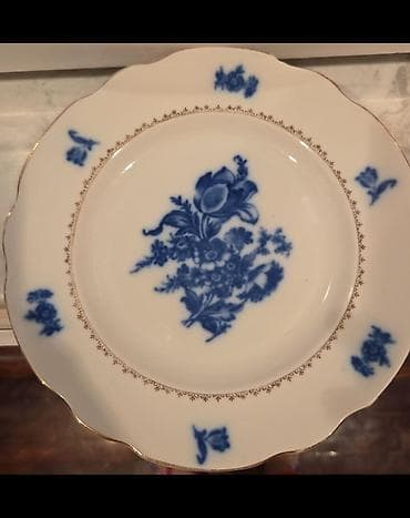 Boşqablar, rəng - Ağ, Farfor, SSRİ — 1