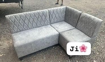 Künc divan, Mətbəx üçün, Parça, Bazalı — 5