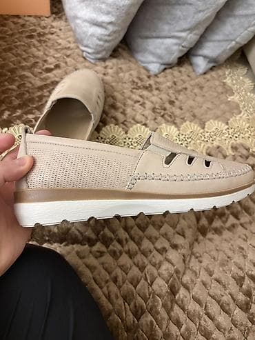 Мокасины и лоферы: Размер: 38, цвет - Бежевый, Новый — 2