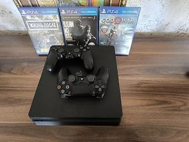 plesteyşn 4: PlayStation 4 Slim oyun konsolu Səliqəli baxılıb . Ustada olmayıb — 2