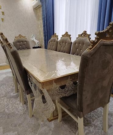 Masa dəsti YENİ Satılır 550₼ 8 oturacaqlı Masa uzun 2.40 Ünvan lalafo.az -da Masa dəsti YENİ Satılır 550₼ 8 oturacaqlı Masa uzun 2.40 Ünvan