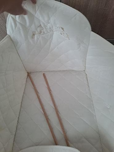 Oğlan və qız üçün, İşlənmiş, Dördbucaq, Beşik, Dəstsiz, Matras ilə, Yellənmə mexanizmsiz — 3
