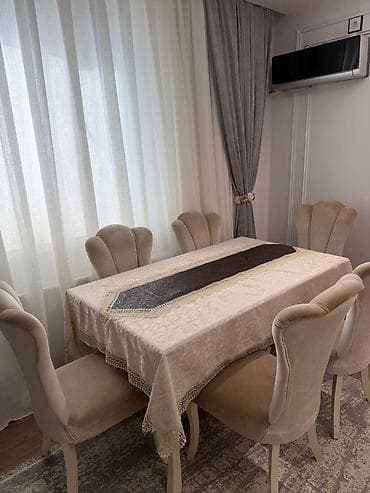 Qonaq otağı üçün, Açılmayan, Dördbucaq masa, 6 stul lalafo.az -da Qonaq otağı üçün, Açılmayan, Dördbucaq masa, 6 stul
