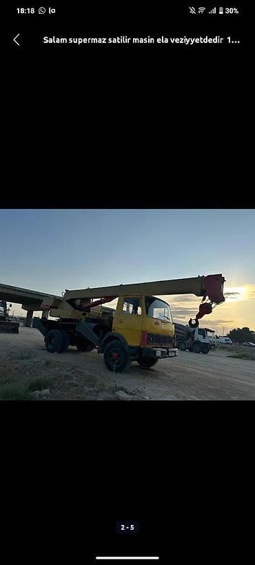 Motonəqliyyat: Kran-maşın (avtokran) - Şassi: yük avtomobili üzərində xüsusi kran — 4