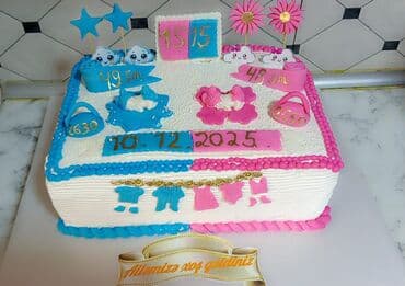 sirniyyat sexi: Məclislər üçün fərdi dizayn tortlar - İkiqat və təkqat variantlar — 3