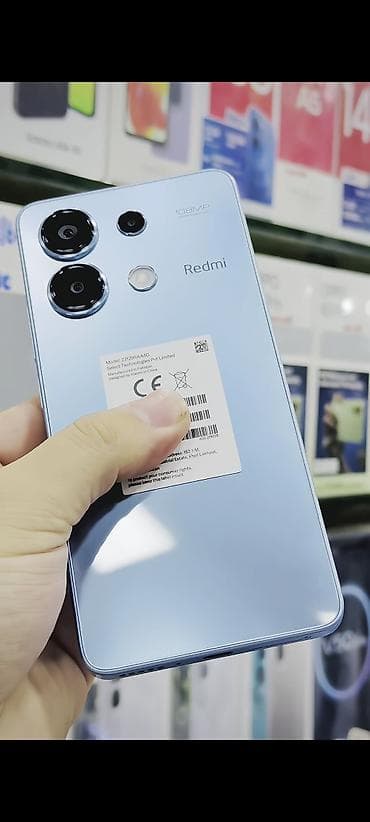 Redmi Note 13, 256 GB, rəng - Mavi, Barmaq izi lalafo.az -da Redmi Note 13, 256 GB, rəng - Mavi, Barmaq izi