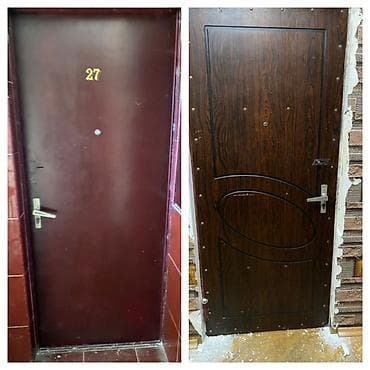 dəmir fermalar: Dəmir giriş qapısı - Material: möhkəm metal konstruksiya - Rəng və — 1