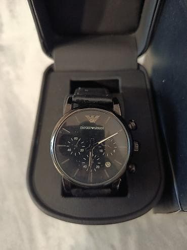 saatlari: Qol saatı, Emporio Armani, rəng - Qara — 4