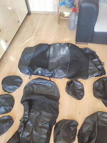 man sat: Avtomobil oturacaq üzlükləri dəsti - Rəng: qara (kombinə material – — 2