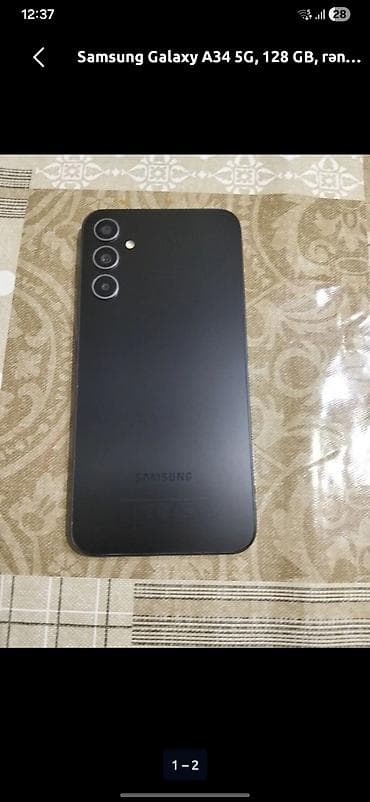 qara çanta: Samsung Galaxy A34 5G, 128 GB, rəng - Qara, İki sim kartlı — 2