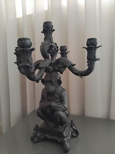 Seletti – Burlesque Chimp Black şamdan - Dizayn: Selab (Seletti) -
