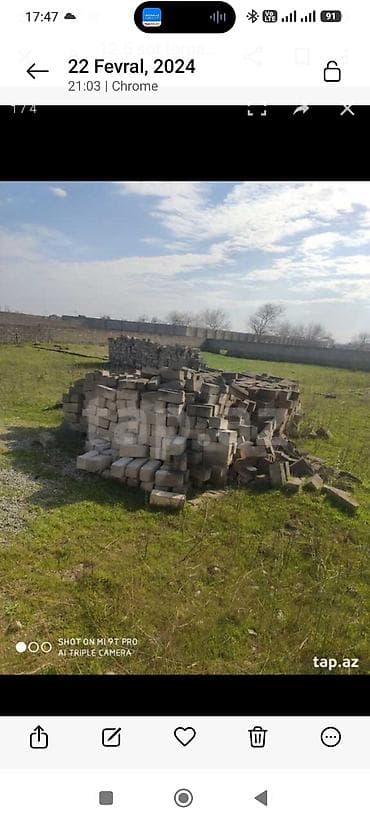 lan: Məhsul: Beton bloklar (divar/hasar tikintisi üçün) Təsvir: - Həcmi — 1