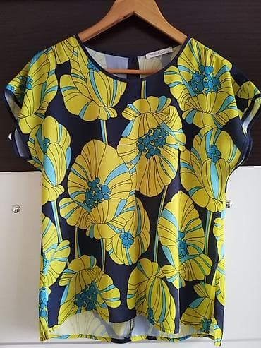 Qadın bluzası – qısaqoll, sərbəst kəsim. - Brend: KASHA (etiketdə