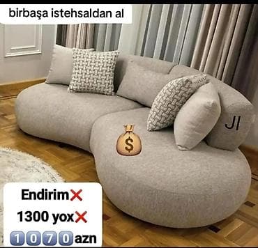 Künc divan, Yeni, Açılmayan, Bazasız, Parça, Şəhərdaxili pulsuz çatdırılma