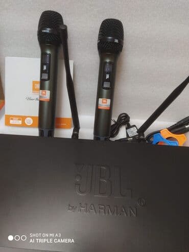 şur mikrafon: JBL VM800 Harman Mikrafon orginal microphone Party box dinamikler ucun — 7