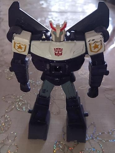 sonic oyuncaq: Transformers temalı oyuncaq fiqur – Avtobot loqolu qəhrəman robot — 1