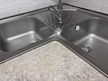 Duş şlanqları: Künc üçün Mətbəx çanağı, Paslanmaz polad — 2