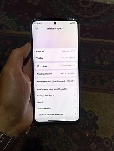 redmi qulaqciq: Redmi Note 12, 128 GB, rəng - Mavi, İki sim kartlı — 5