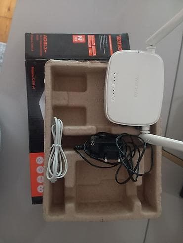 Masaüstü kompüterlər və komponentlər: Tenda D301 v4 ADSL2+ Wi‑Fi marşrutlayıcı (N300) Sadə olaraq — 3