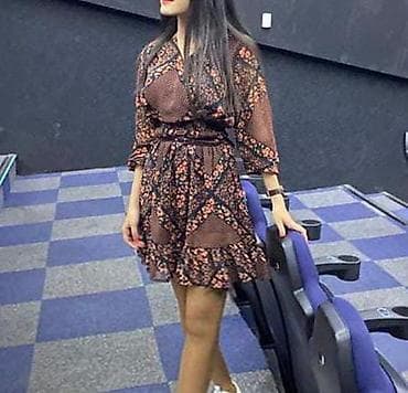 Qadınlar üçün naxışlı qısa don 1 dəfə geyinilib yenidir. - Stil