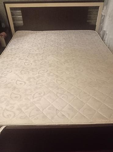 yorgan dosek satisi: İki nəfərlik yataq satılır təcili 1tumbucka ilə birlikdə unvan Binə — 1