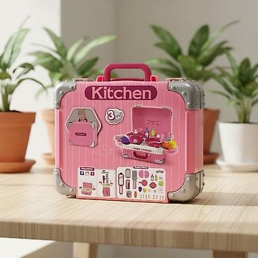 Uşaq oyuncağı: 3‑ü 1‑də daşınan mətbəx dəsti – “Kitchen / Home — 4