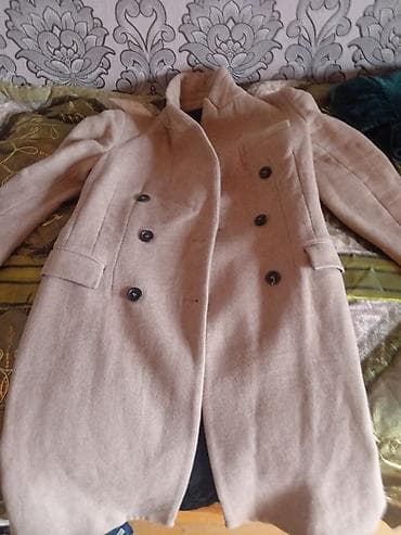 kaşmir paltolar: Palto, Zara, S, rəng - Bej — 4