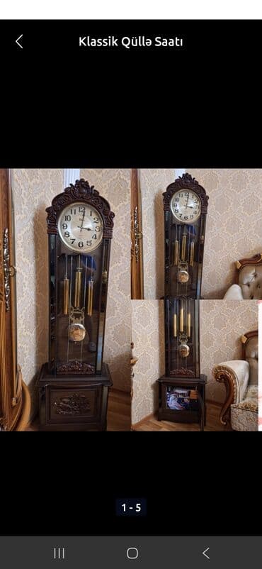 yerüstü saat: Yerüstü saatlar, Mexaniki, Mayatnik — 2