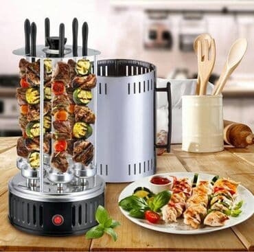 köz dönər zabrat: Elektrikli 5 şişli manqal. Tüstüsüz bişirməkle yanaşı şişləridə — 1