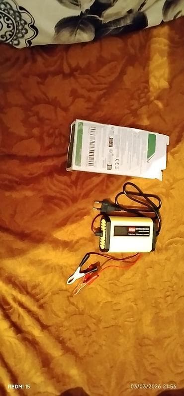 Avtomobil satışı: Avtomobil akkumulyatoru üçün şarj cihazı - Şəbəkə qidalanması: 220V — 1