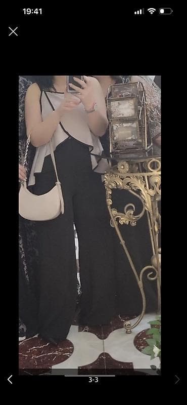 enli trapes salvar modelleri: Qadın kombinezonu - Model: İkiqat qatlı, asimmetrik üst hissəli — 2