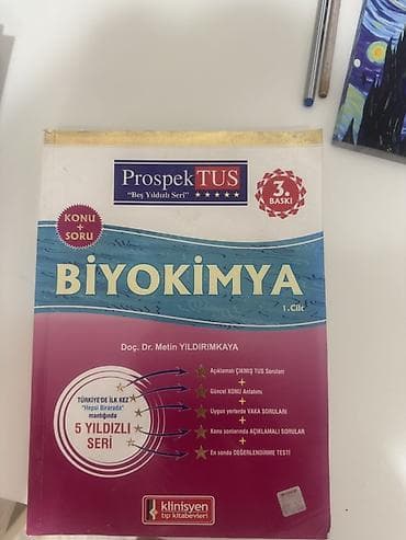 bas gitara: ProsepTUS “Beş Yıldızlı Seri” – Biyokimya, 1-ci cild - Nəşr — 1