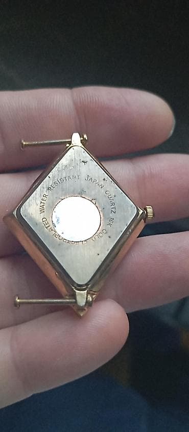 Бижутерия: Женские часы Делюкс, кварцевые с японским механизмом, позолоченные — 6