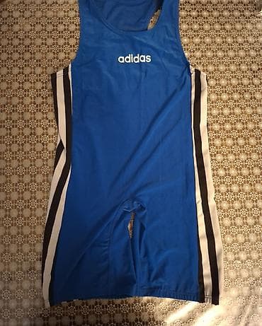 up saat type 1: Adidas güləş paltarı - Rəng: mavi - Dizayn: sinədə “adidas” loqosu — 1