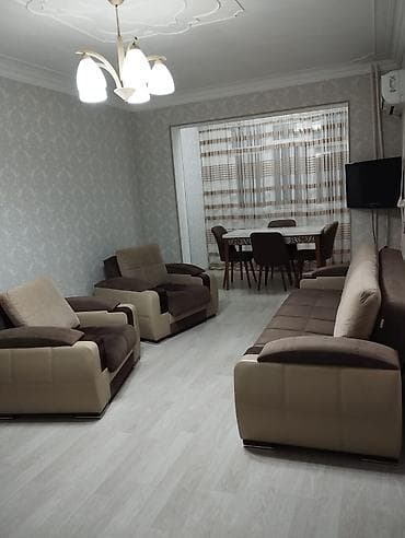 temirsiz menziller: 2 otaqlı mənzil – mebel və texnika ilə - Yataq otağı: iri ölçülü — 6