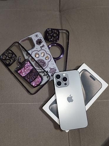 iphone 12 adapter: IPhone 15 Pro Max, 256 GB, Natural Titanium, Face ID — 1