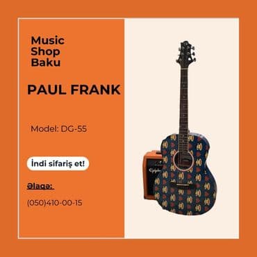 les paul: Paul Frank klassik gitara Model: DG-55 İstehsalçı Ölkə: USA — 1