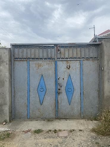 darvaza matoru: Dəmir Həyət darvazası, Mexaniki, rəng - Boz, Kredit yoxdur — 1
