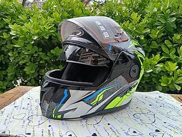 qazel matoru: Enduro/Motokros üslublu tam üzlü moto dəbilqə və aksesuarlar - — 5