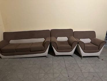 İşlənmiş, Divan, 2 kreslo, Bazalı, Açılan