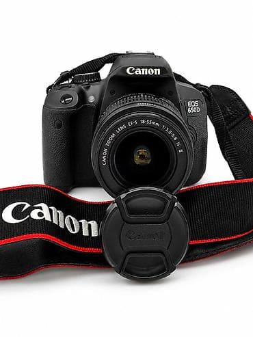 canon printer usb kabel: Canon EOS 650D DSLR fotoaparat + Canon EF‑S 18‑55mm f/3.5‑5.6 IS II — 2