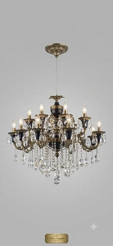 keramik: Çılçıraq, 10 və daha çox lampa — 2