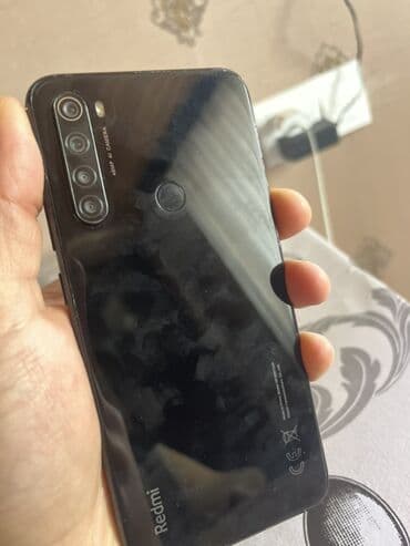 Chevrolet: Redmi Note 8 (2021), 32 GB, rəng - Qara, Zəmanət, Barmaq izi — 1
