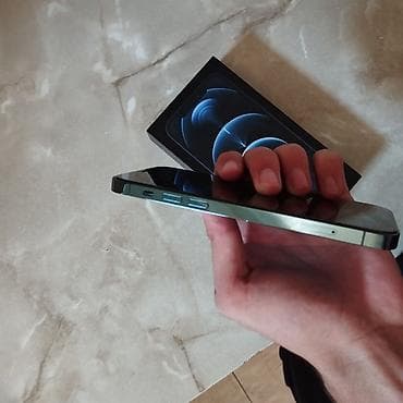 apple notebook: IPhone 12 Pro, 128 GB, Pacific Blue, Face ID — 3