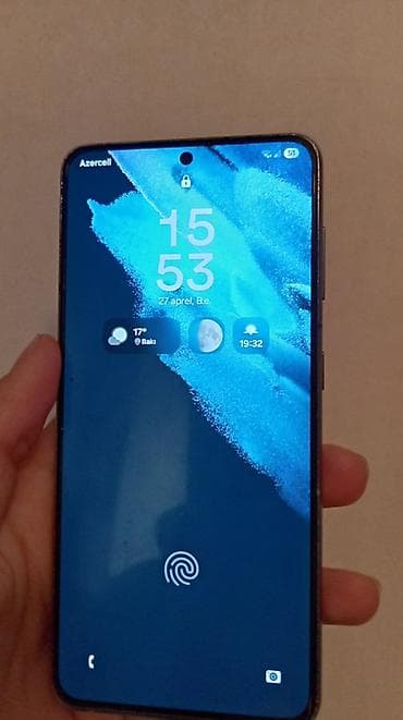 s21 ekran: Samsung Galaxy S21, rəng - Boz, Barmaq izi — 4