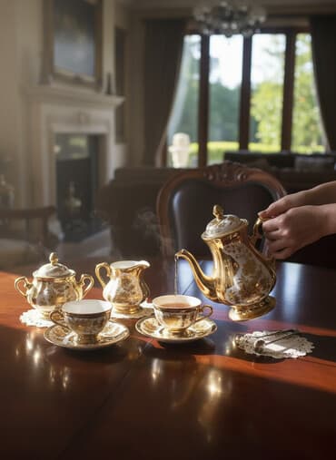 çay masaları: Çay dəsti — 1