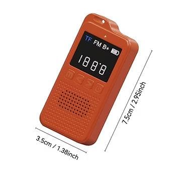 Diktofonlar: Daşınan FM Radio – portativ mini model Xüsusiyyətlər: - FM radio — 3
